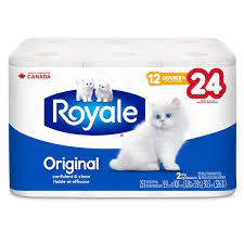 ROYALE BATH TISSUE 242s 12pk [12 ea]