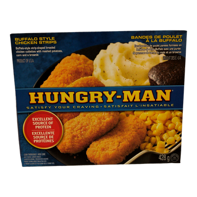 HNGRY MAN BUFF CHICK STRIPS [455 GM]