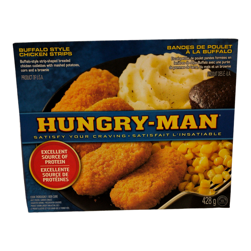 HNGRY MAN BUFF CHICK STRIPS [455 GM]