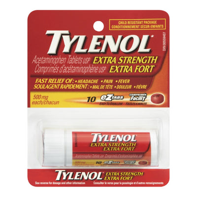 TYLENOL XSTR TAB 500MG BP 10 [10 TAB]