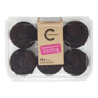 COMP DBL CHOC CHUNK MUFFINS [600 g]