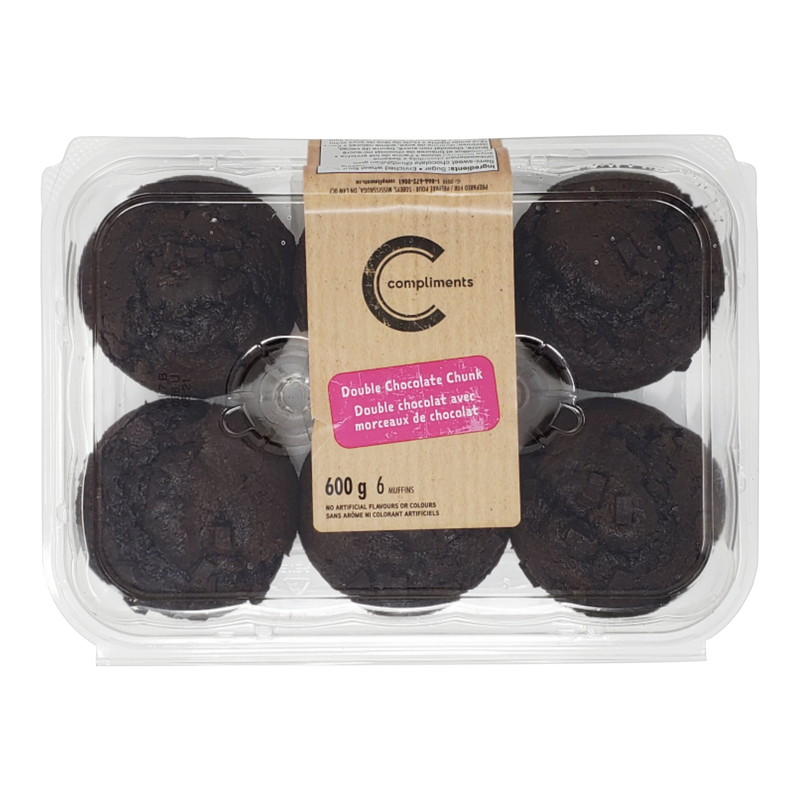COMP DBL CHOC CHUNK MUFFINS [600 g]