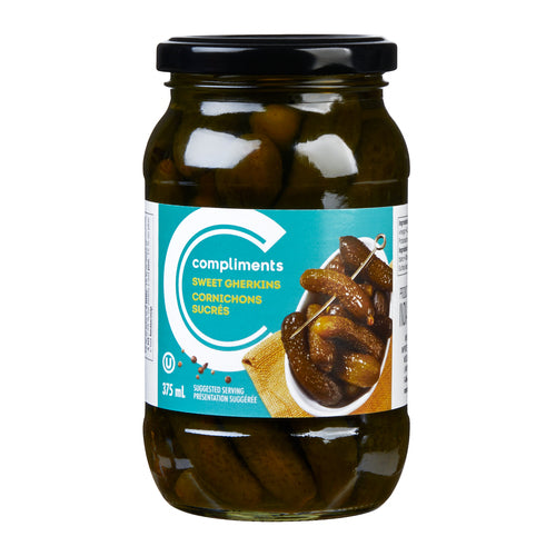 COMP SWT GHERKINS MED [375 ml]