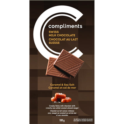 COMP SWISS MILK CHOC SEA SALT [100 g]