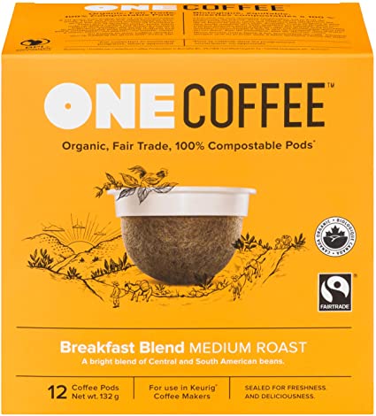 ONECOFFEE ORAGNIC BRKFST BLEND [12 ea]