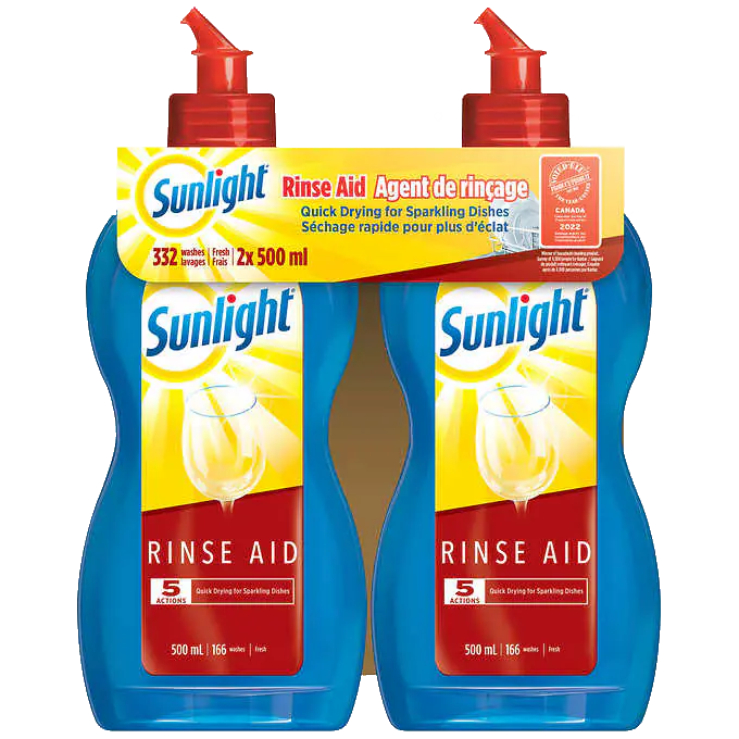 SUNLIGHT 2x500ML RINSE AID [2 ea]