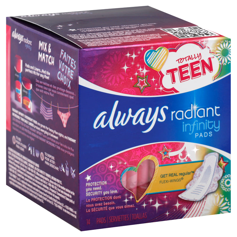 ALWAYS TEEN REG PADS 14s [14 ea]