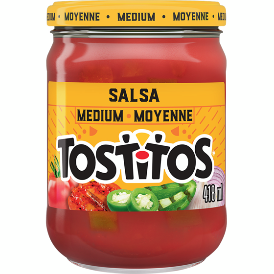 TOSTITOS MEDIUM SALSA 418ml