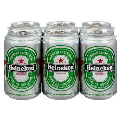 HEINEKEN CANS 6x330ml [6 pkg]