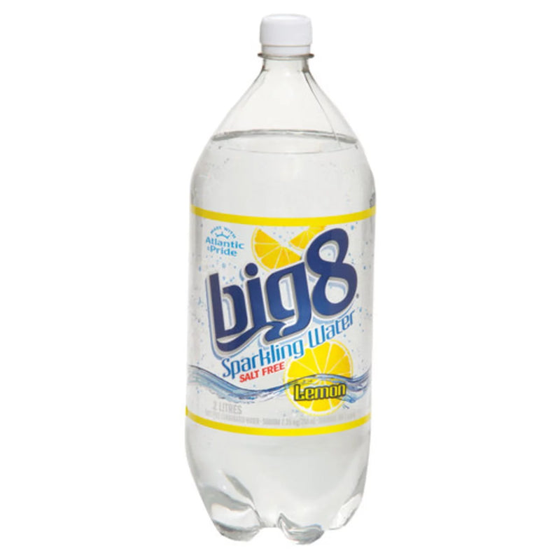 BIG 8 SPRK WATER LEMON LIME 2L