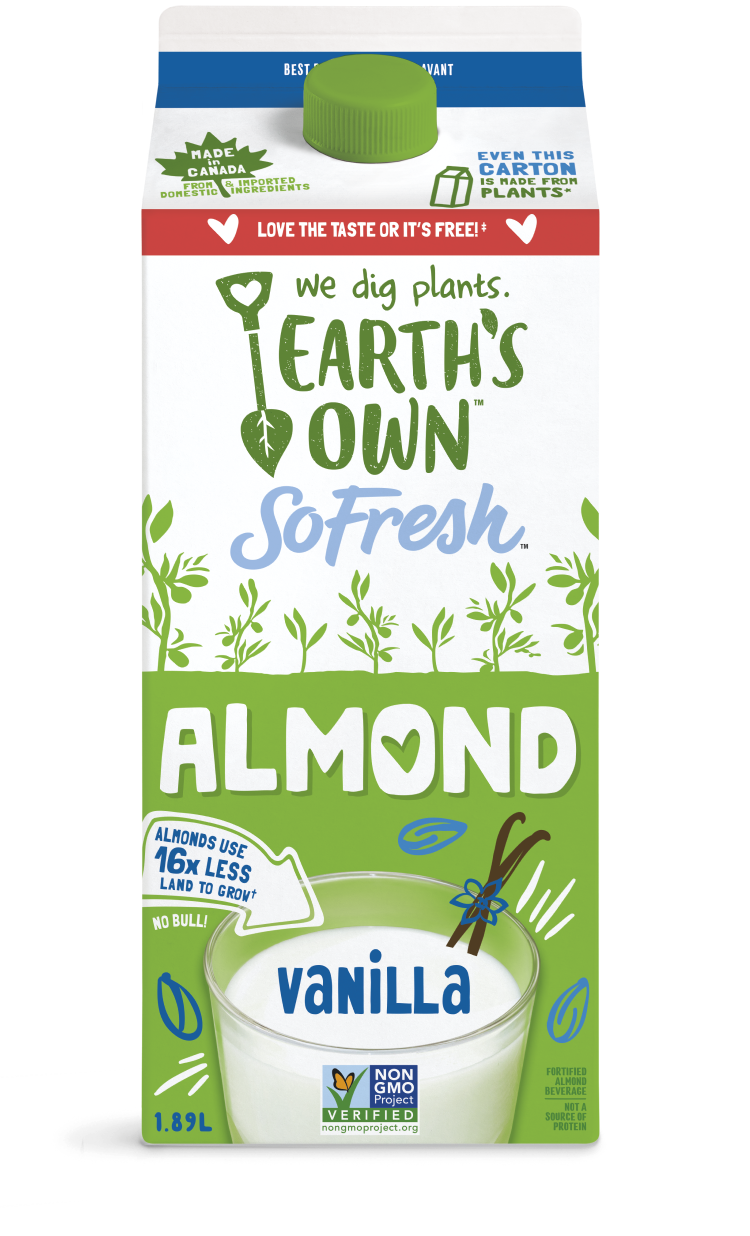 EARTHS OWN ALMOND VANILLA [1.89 l]