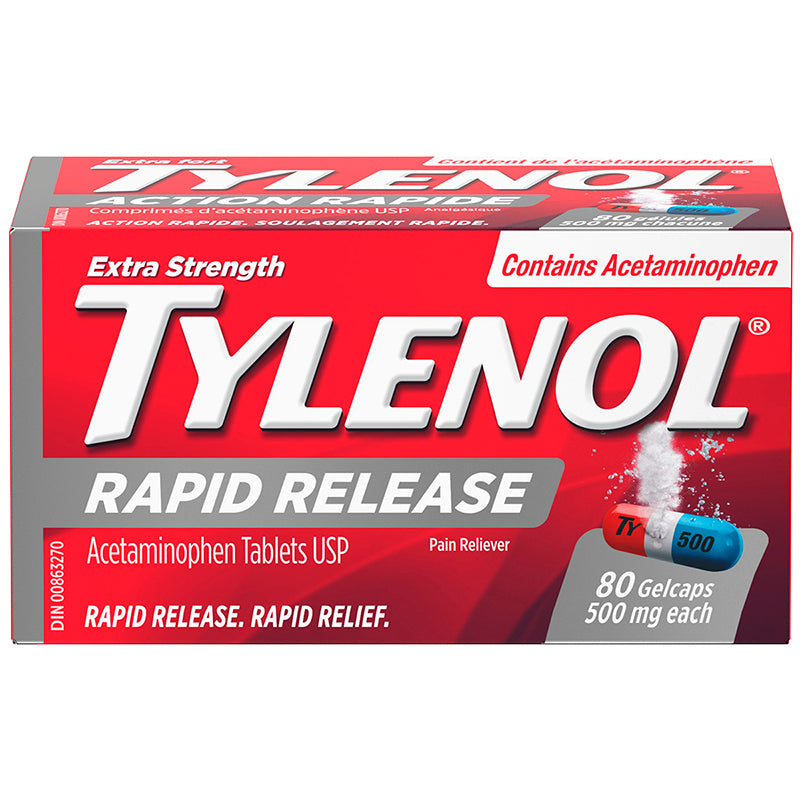 TYLENOL RAPID RELEASE GELS [80 pcs]