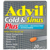 ADVIL COLD & SINUS PLUS 20ea [20 CAP]