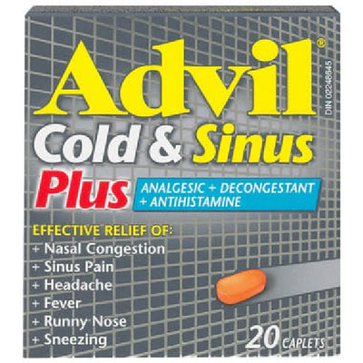 ADVIL COLD & SINUS PLUS 20ea [20 CAP]