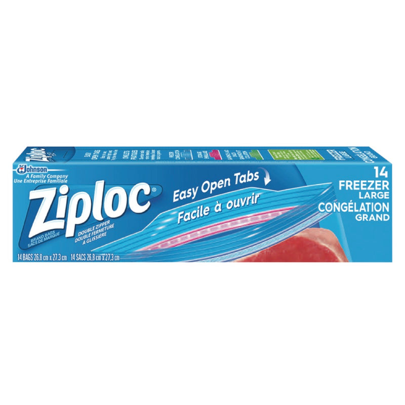 ZIPLOC FREEZER BAGS GALLON [14 BG]
