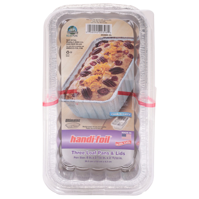 HANDIFOIL LOAF PAN w/LID 2lbs [3 ea]