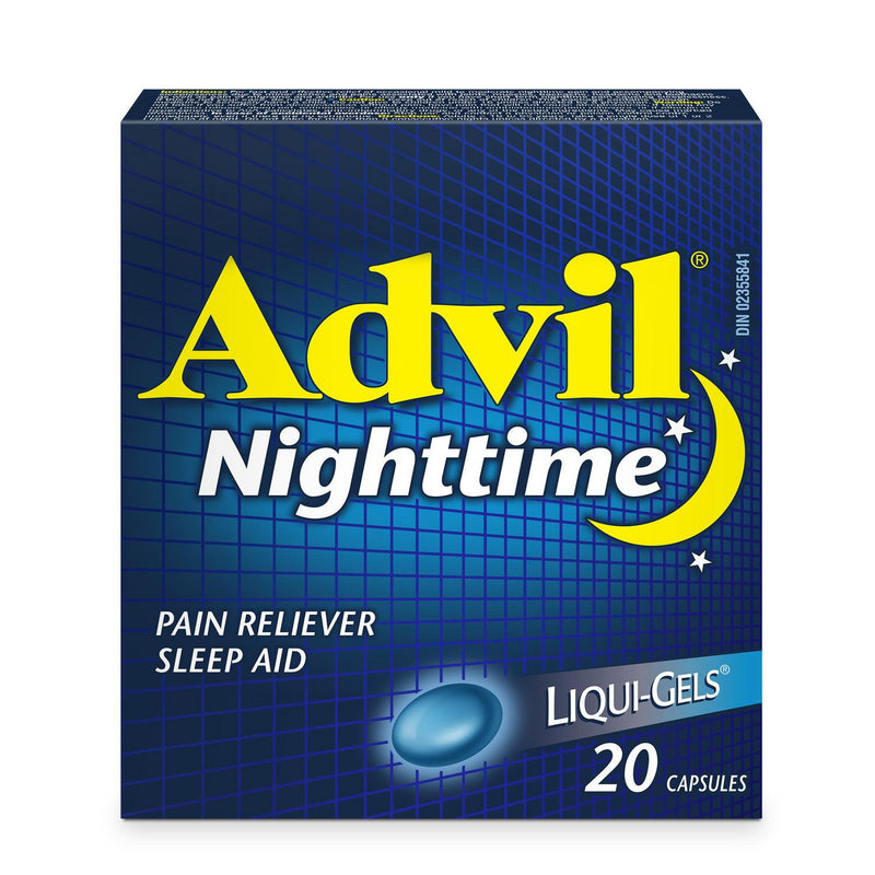 ADVIL NIGHTTIME LIQUID-GEL [20 pkg]