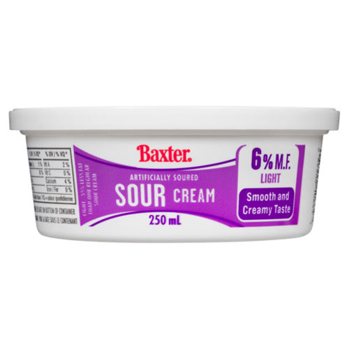 BAXTER LIGHT SOUR CREAM 250ml