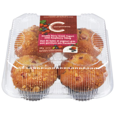 COMP MUFF GRK YOGURT W/RASP FI [440 g]