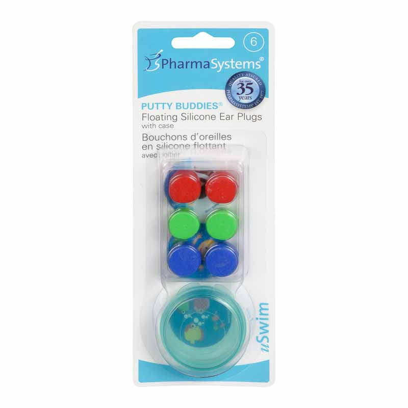EAR PLUG PUTTY BUD SIL NEON [6 PLUG]