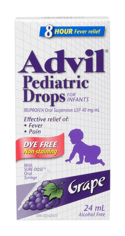 ADVIL DROP PED 200MG DYE FREE [24 ml]