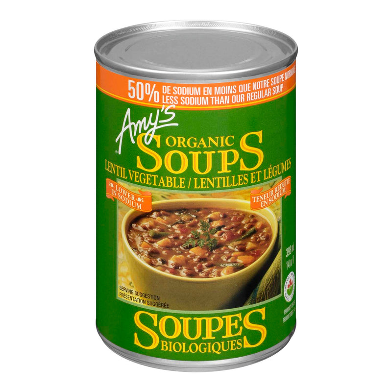 AMY L/S LENTIL VEG SOUP [398 ml]