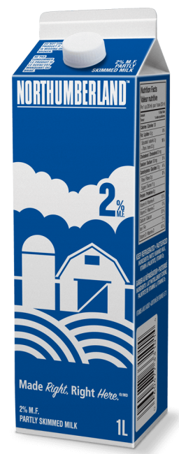 NORTHUMBERLAND 2% MILK 1L CART