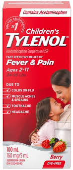 TYLENOL CHILD DYE FREE BERRY [100 ml]