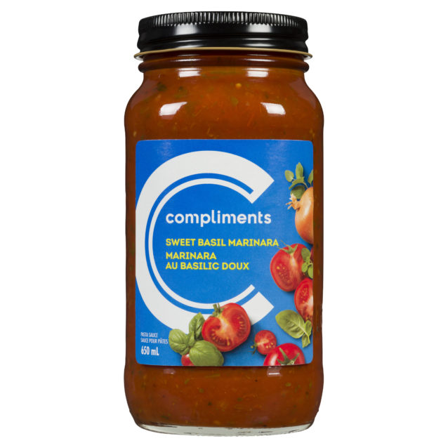 COMP SAUCE MARINARA SWT BASIL [650 ml]