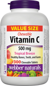 WEBBER VITAMIN C 500mg TROPIC [300 ea]