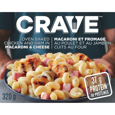 CRAVE MAC & CHS CRM CHICKN HAM