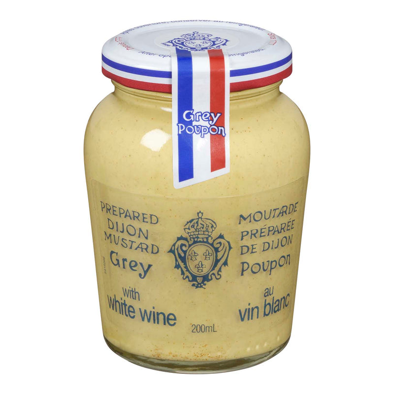 GREY POUPON WHT WINE MUSTAR [200 ml]
