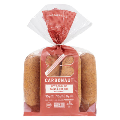 CARBONAUT HOT DOG BUNS 5s [288 g]