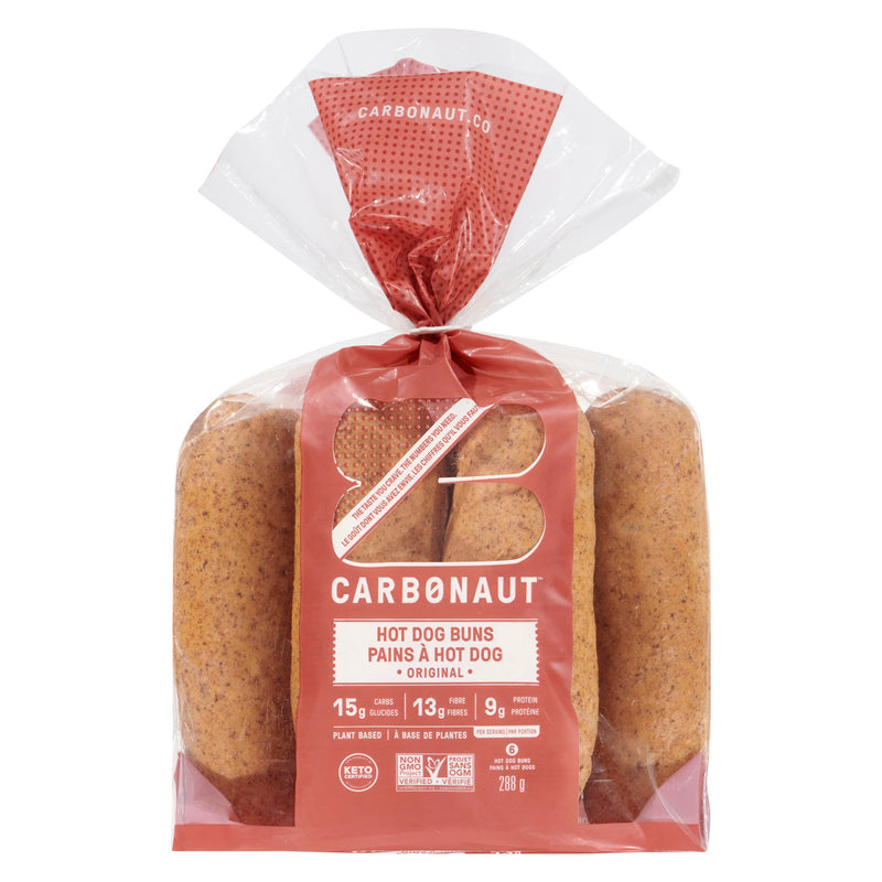 CARBONAUT HOT DOG BUNS 5s [288 g]
