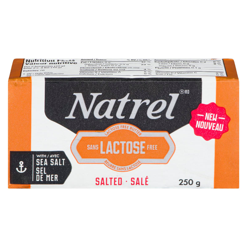 NATREL LACTOSE FREE SALTED BUT [250 g]