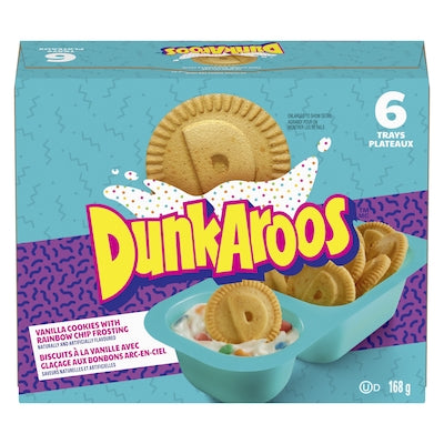 DUNKAROOS COOKIES VANILLA 6pk [168 g]