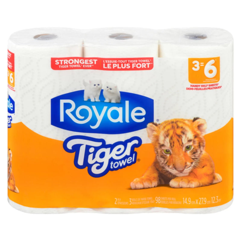 ROYAL PAPER TOWEL 98 SHT 3pk [6 pkg]