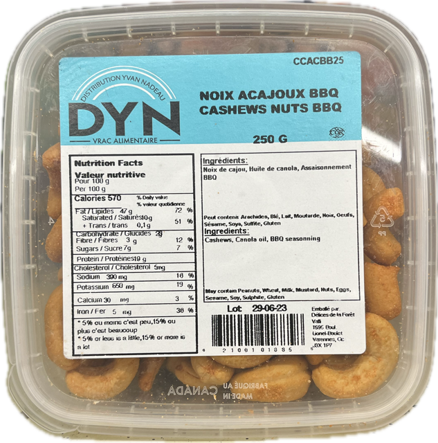 DYN BBQ CASHEWS NUTS