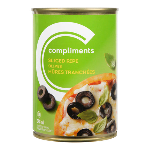 COMP SLICED RIPE OLIVES 398ml