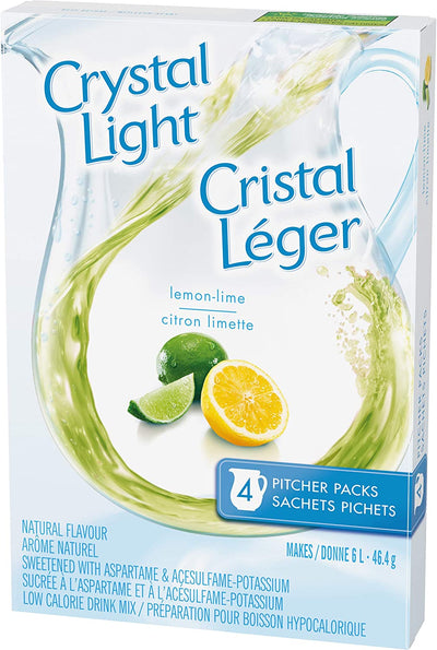 CRYSTAL LIGHT LEMON LIME [46.4 g]