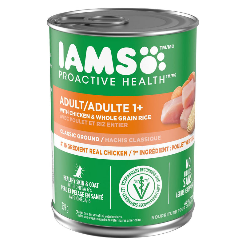 IAMS CHICKEN & RICE DOG FOOD [369 g]