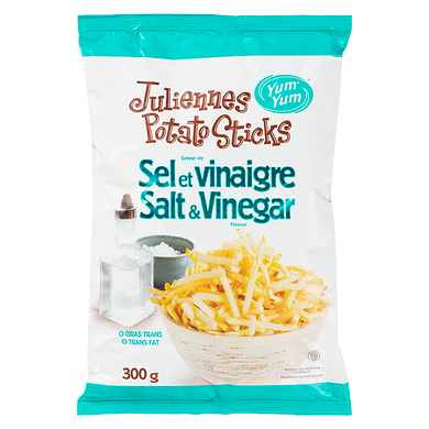 YUM YUM POTATO STKS SLT & VNGR [300 g]