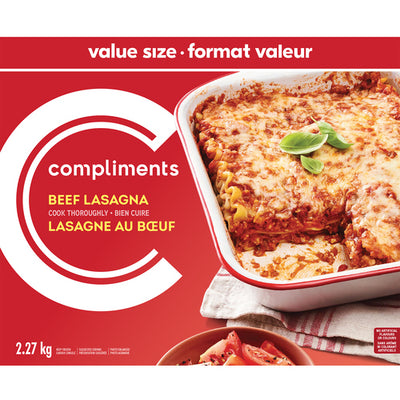 COMP LASAGNA MEAT VALUE SIZE [2.27 kg]