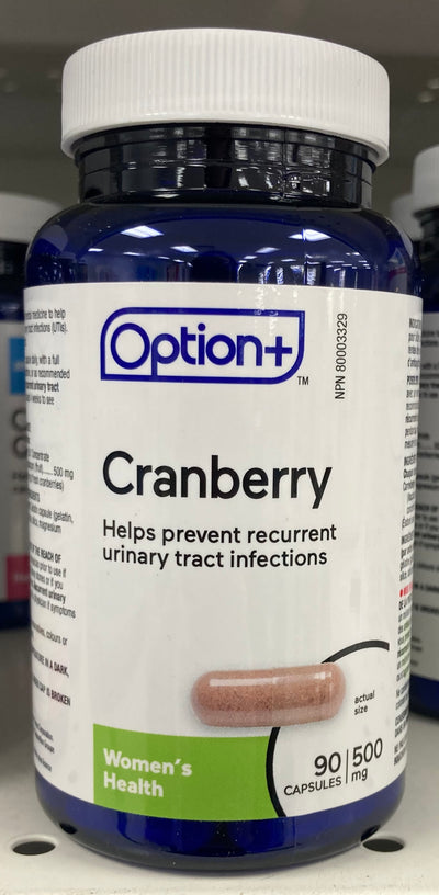 OPTION+ CRNBRY CAPS 500mg 90s [90 ea]