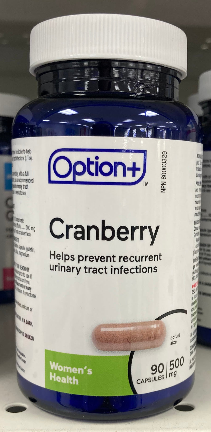 OPTION+ CRNBRY CAPS 500mg 90s [90 ea]