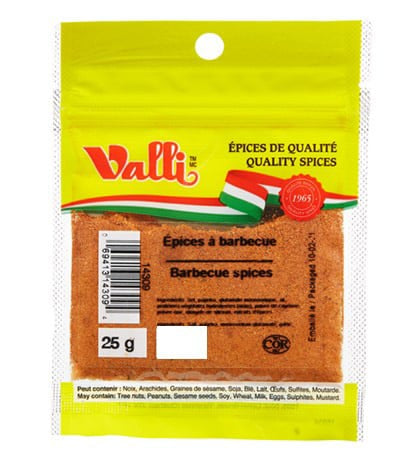 VALLI BBQ SPICES 25g