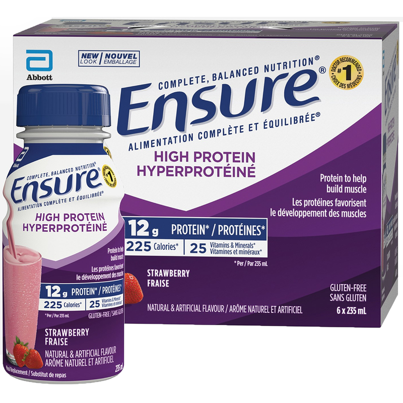 ENSURE STRWBRY HIGH PROTEIN [235 ml]