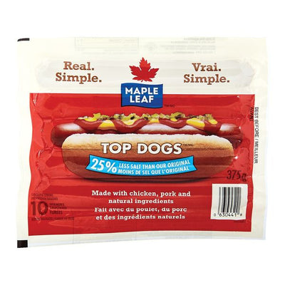 ML TOP DOGS 25% LESS SALT [375 g]