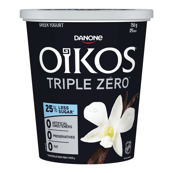 OIKOS 0% VANILLA YOGURT 750g