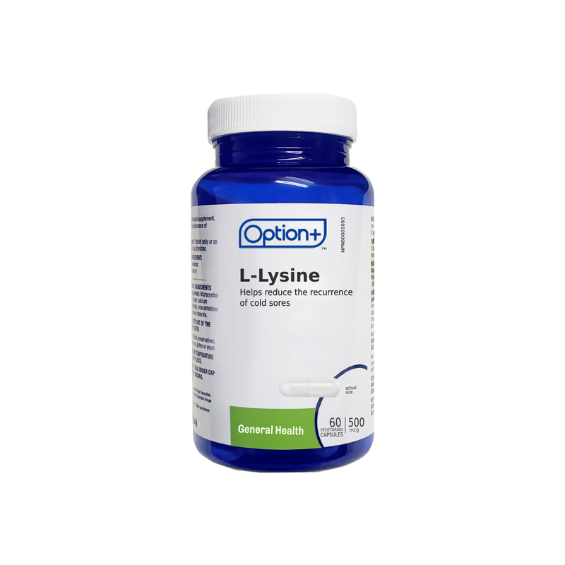 OPTION+ L-LYSINE 500mg 60s [60 ea]